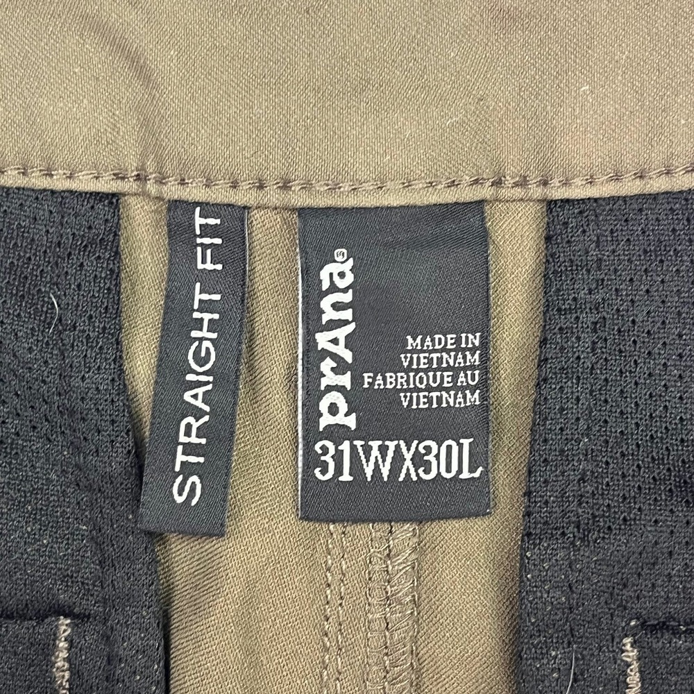 Prana Men's Zion Stretch Hiking Pants Slim Straight Outdoor Trouser Size 31x30 - Picture 9 of 14